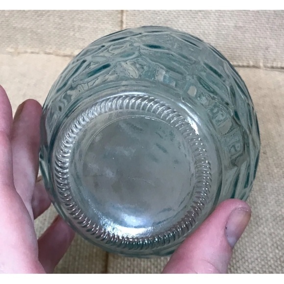 Vintage Light Blue Glass Bud Vase Textured Fairy Core Coastal Grandma Ocean - Picture 3 of 4